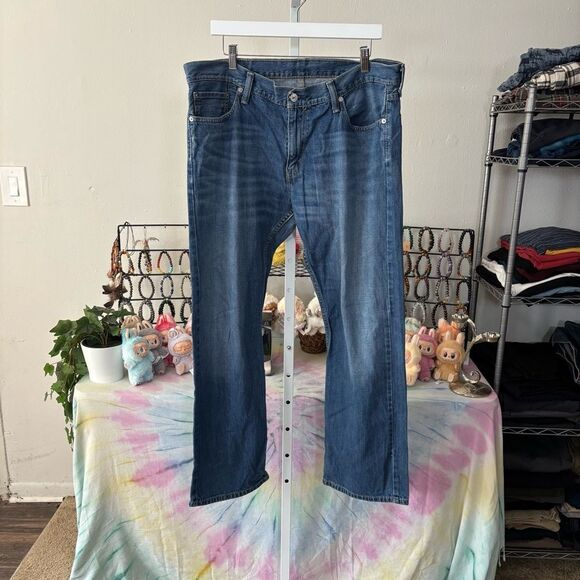 Levi's 36x30 Men's Straight Blue Jeans 514s Classic regular - Picture 5 of 7